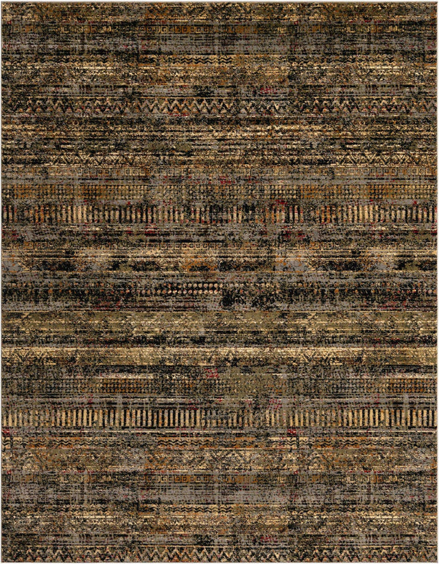 Blue 7' 10 x 10' Saturn Rectangle Area Rug Stain Resistant Easy Clean Classic Vintage Design Durable Carpet for Affordable Home Interiors for Sale at Rug Engine