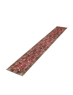 Burgundy 2' 2 x 12' Saturn Runner Area Rug Stain Resistant Easy Clean Classic Vintage Design Durable Carpet for Affordable Home Interiors for Sale at Rug Engine