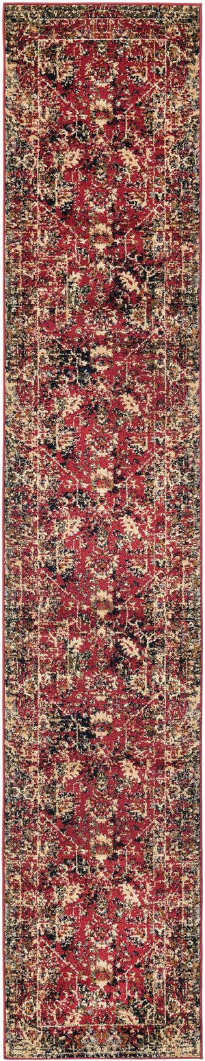 Burgundy 2' 2 x 12' Saturn Runner Area Rug Stain Resistant Easy Clean Classic Vintage Design Durable Carpet for Affordable Home Interiors for Sale at Rug Engine
