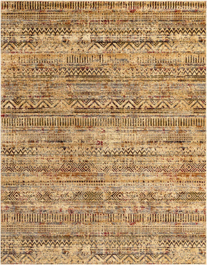 Beige 7' 10 x 10' Saturn Rectangle Area Rug Stain Resistant Easy Clean Classic Vintage Design Durable Carpet for Affordable Home Interiors for Sale at Rug Engine