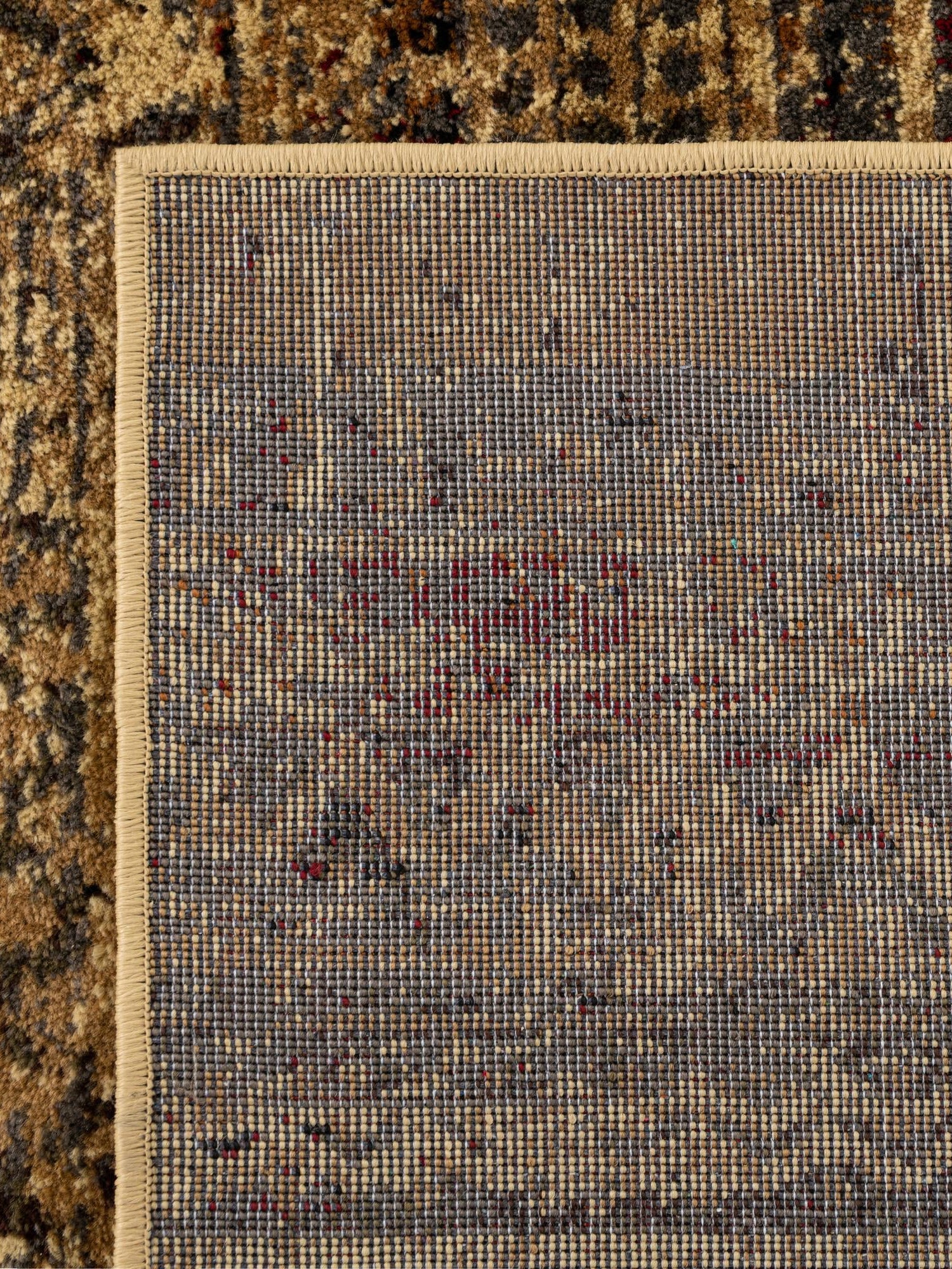 Beige 9' x 12' Saturn Rectangle Area Rug Stain Resistant Easy Clean Classic Vintage Design Durable Carpet for Affordable Home Interiors for Sale at Rug Engine