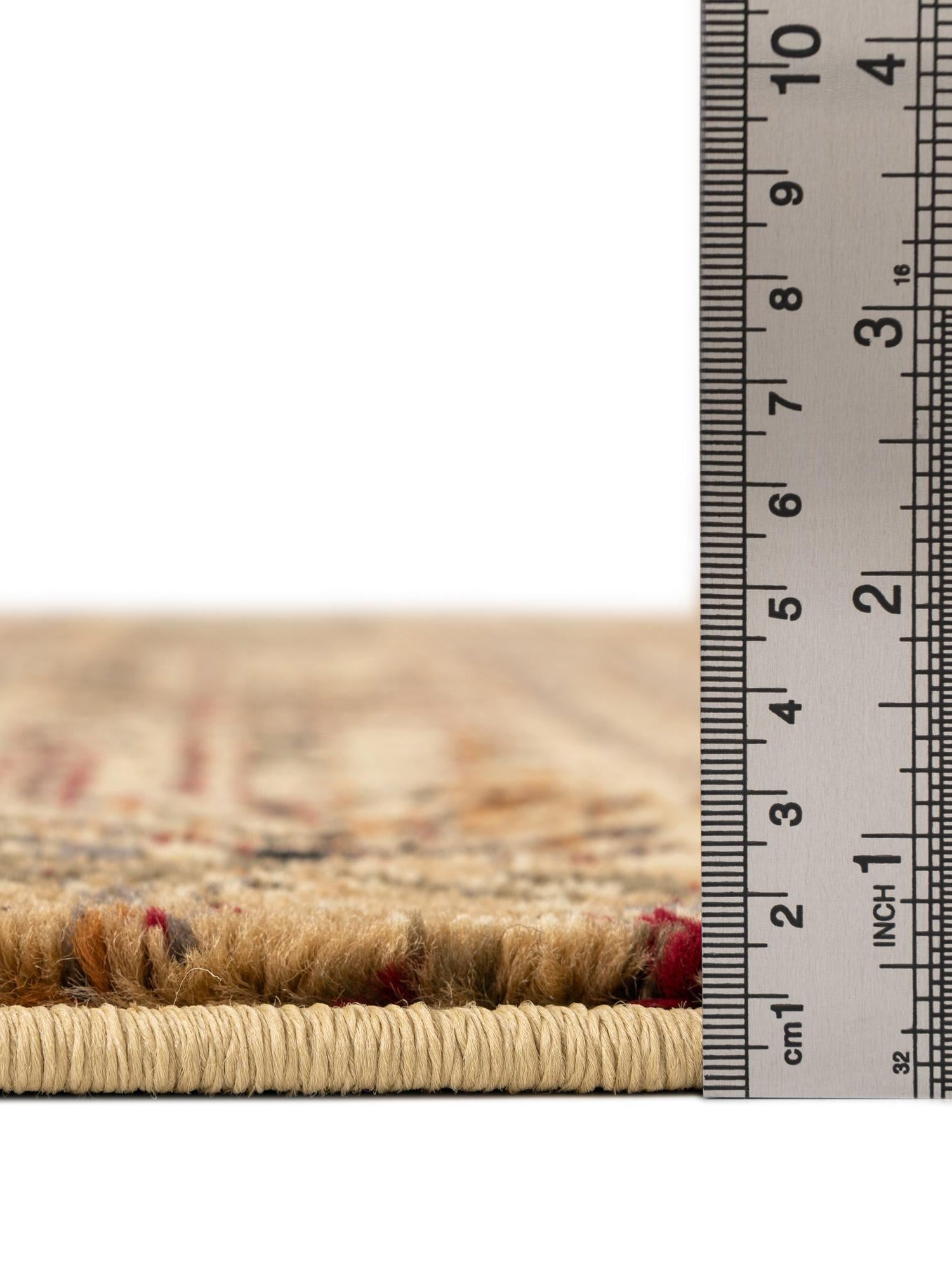 Beige 7' 10 x 7' 10 Saturn Square Area Rug Stain Resistant Easy Clean Classic Vintage Design Durable Carpet for Affordable Home Interiors for Sale at Rug Engine