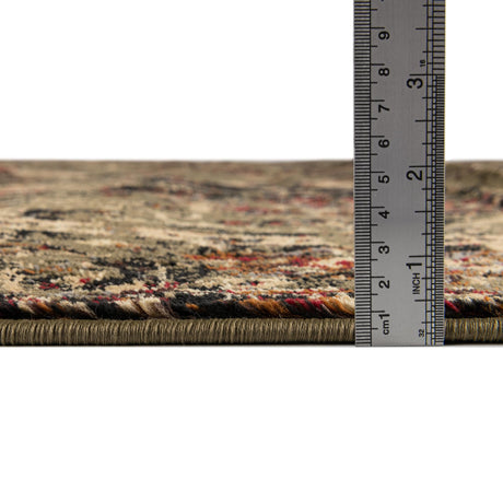 Green 7' 10 x 10' Saturn Rectangle Area Rug Stain Resistant Easy Clean Classic Vintage Design Durable Carpet for Affordable Home Interiors for Sale at Rug Engine