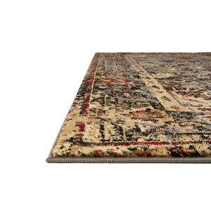 Blue 7' 10 x 7' 10 Saturn Square Area Rug Stain Resistant Easy Clean Classic Vintage Design Durable Carpet for Affordable Home Interiors for Sale at Rug Engine