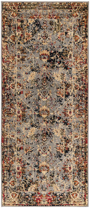 Blue 2' x 5' 1 Saturn Runner Area Rug Stain Resistant Easy Clean Classic Vintage Design Durable Carpet for Affordable Home Interiors for Sale at Rug Engine