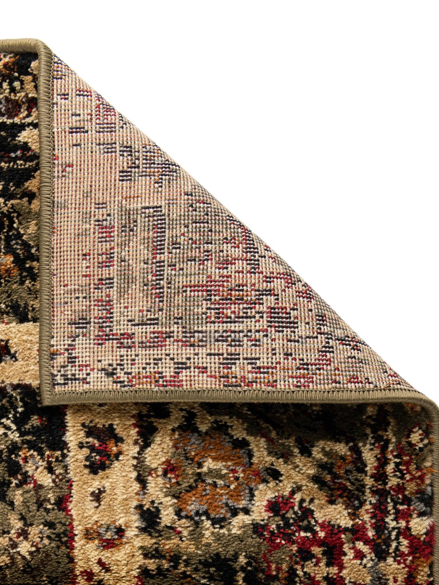 Green 2' 7 x 14' 1 Saturn Runner Area Rug Stain Resistant Easy Clean Classic Vintage Design Durable Carpet for Affordable Home Interiors for Sale at Rug Engine