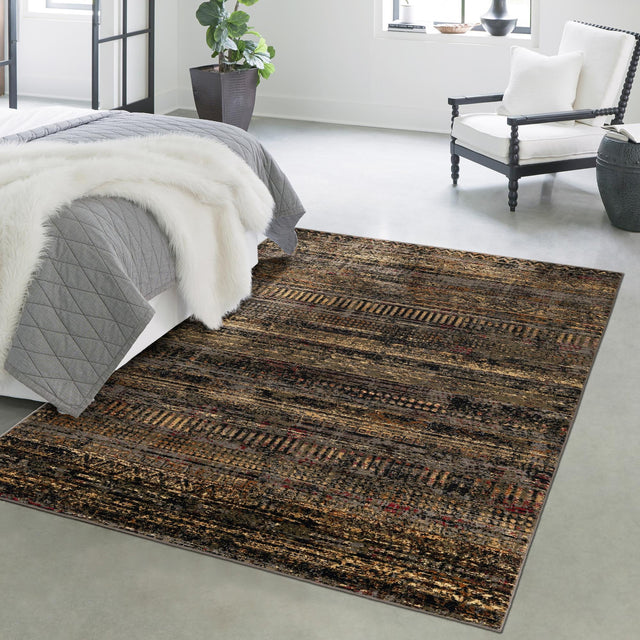 Blue 10' x 14' 1 Saturn Rectangle Area Rug Stain Resistant Easy Clean Classic Vintage Design Durable Carpet for Affordable Home Interiors for Sale at Rug Engine