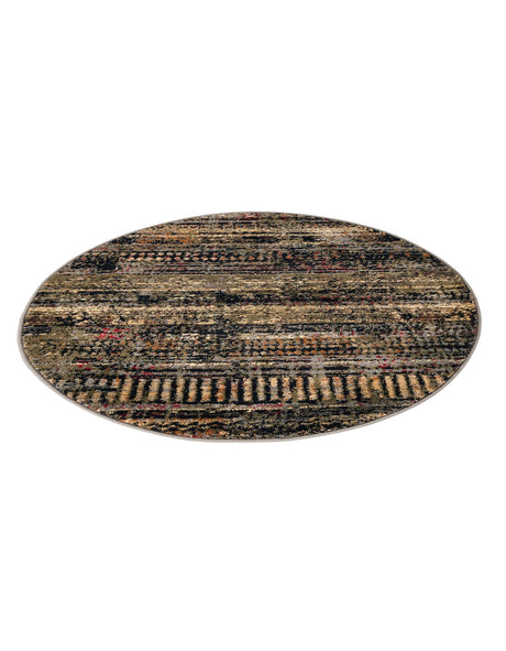 Blue 3' 1 x 3' 1 Saturn Round Area Rug Stain Resistant Easy Clean Classic Vintage Design Durable Carpet for Affordable Home Interiors for Sale at Rug Engine