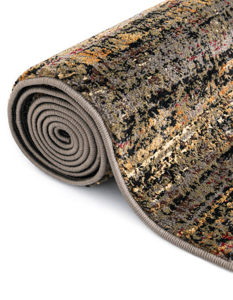 Blue 7' 10 x 7' 10 Saturn Octagon Area Rug Stain Resistant Easy Clean Classic Vintage Design Durable Carpet for Affordable Home Interiors for Sale at Rug Engine