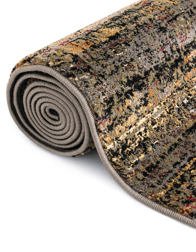 Blue 7' 10 x 7' 10 Saturn Octagon Area Rug Stain Resistant Easy Clean Classic Vintage Design Durable Carpet for Affordable Home Interiors for Sale at Rug Engine