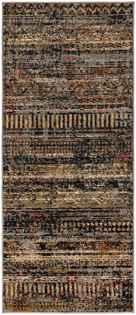 Blue 2' x 5' 1 Saturn Runner Area Rug Stain Resistant Easy Clean Classic Vintage Design Durable Carpet for Affordable Home Interiors for Sale at Rug Engine