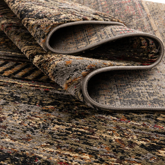 Blue 2' 7 x 14' 1 Saturn Runner Area Rug Stain Resistant Easy Clean Classic Vintage Design Durable Carpet for Affordable Home Interiors for Sale at Rug Engine