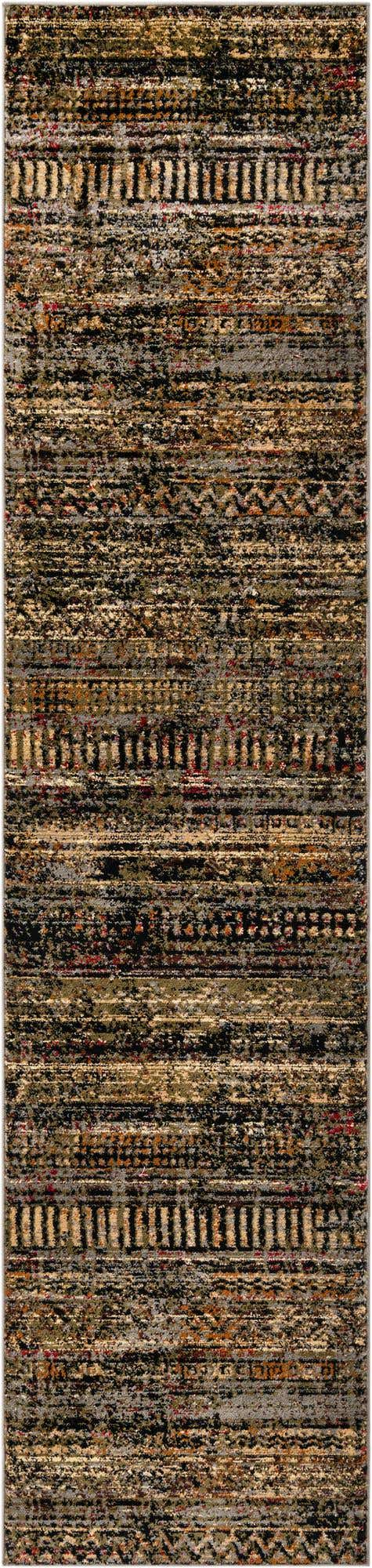 Blue 2' x 9' Saturn Runner Area Rug Stain Resistant Easy Clean Classic Vintage Design Durable Carpet for Affordable Home Interiors for Sale at Rug Engine