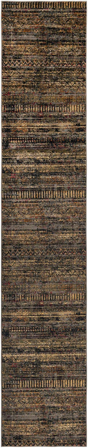 Blue 2' 7 x 14' 1 Saturn Runner Area Rug Stain Resistant Easy Clean Classic Vintage Design Durable Carpet for Affordable Home Interiors for Sale at Rug Engine