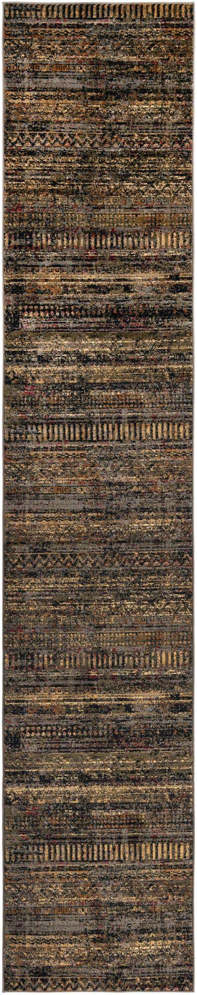 Blue 2' 7 x 14' 1 Saturn Runner Area Rug Stain Resistant Easy Clean Classic Vintage Design Durable Carpet for Affordable Home Interiors for Sale at Rug Engine