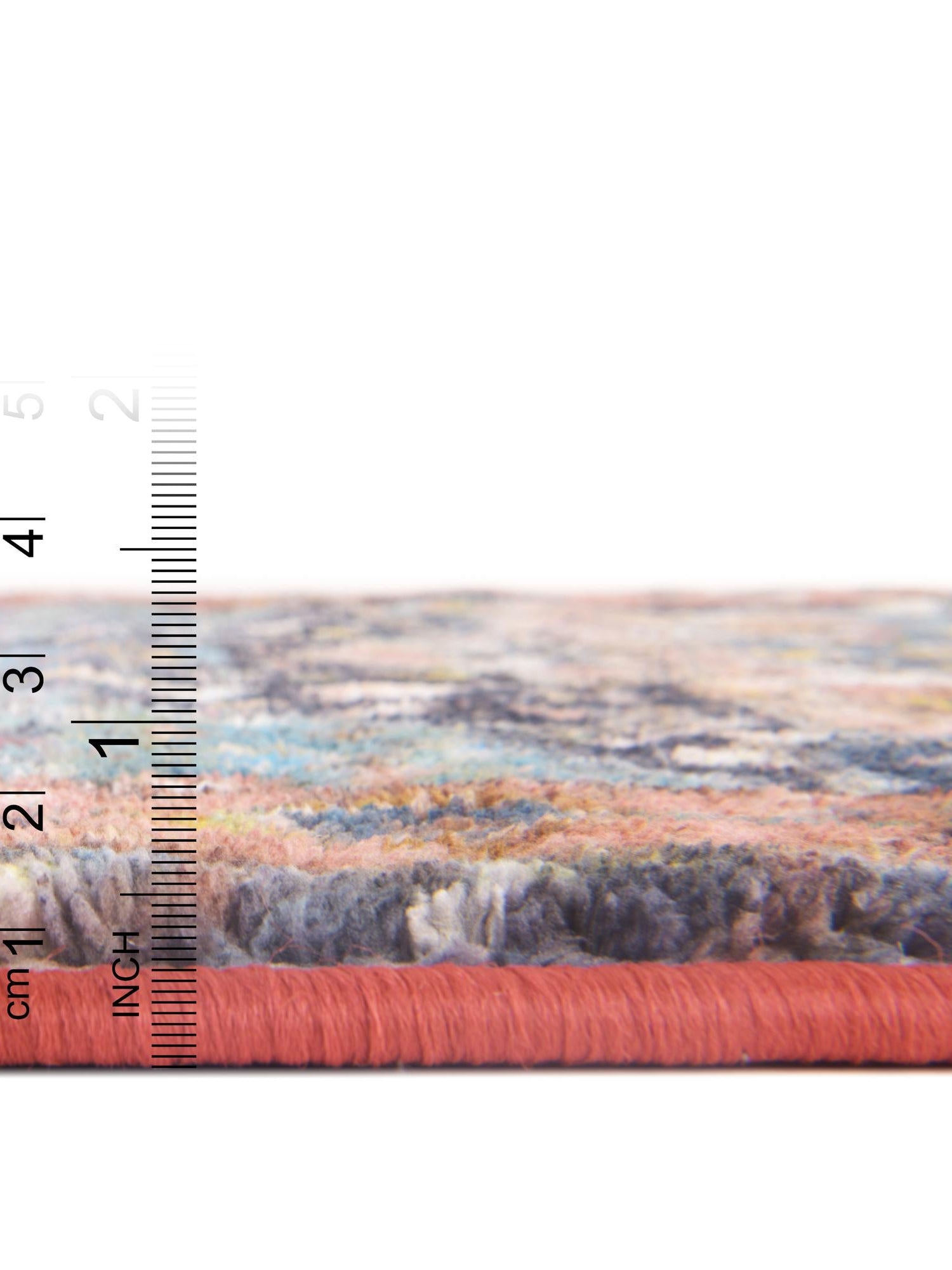 Washable Multicolor 4' 4 x 6' Medina Rectangle Area Rug Easy to Clean Stain Resistant & Durable Polyester Classic Carpet for Home Decor & Design for Sale at Rug Engine
