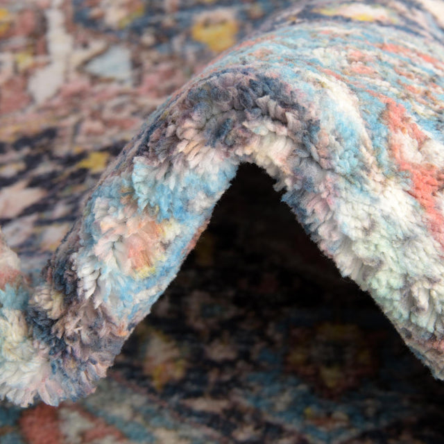 Multicolor 2' 2 x 5' Medina Washable Runner Rug