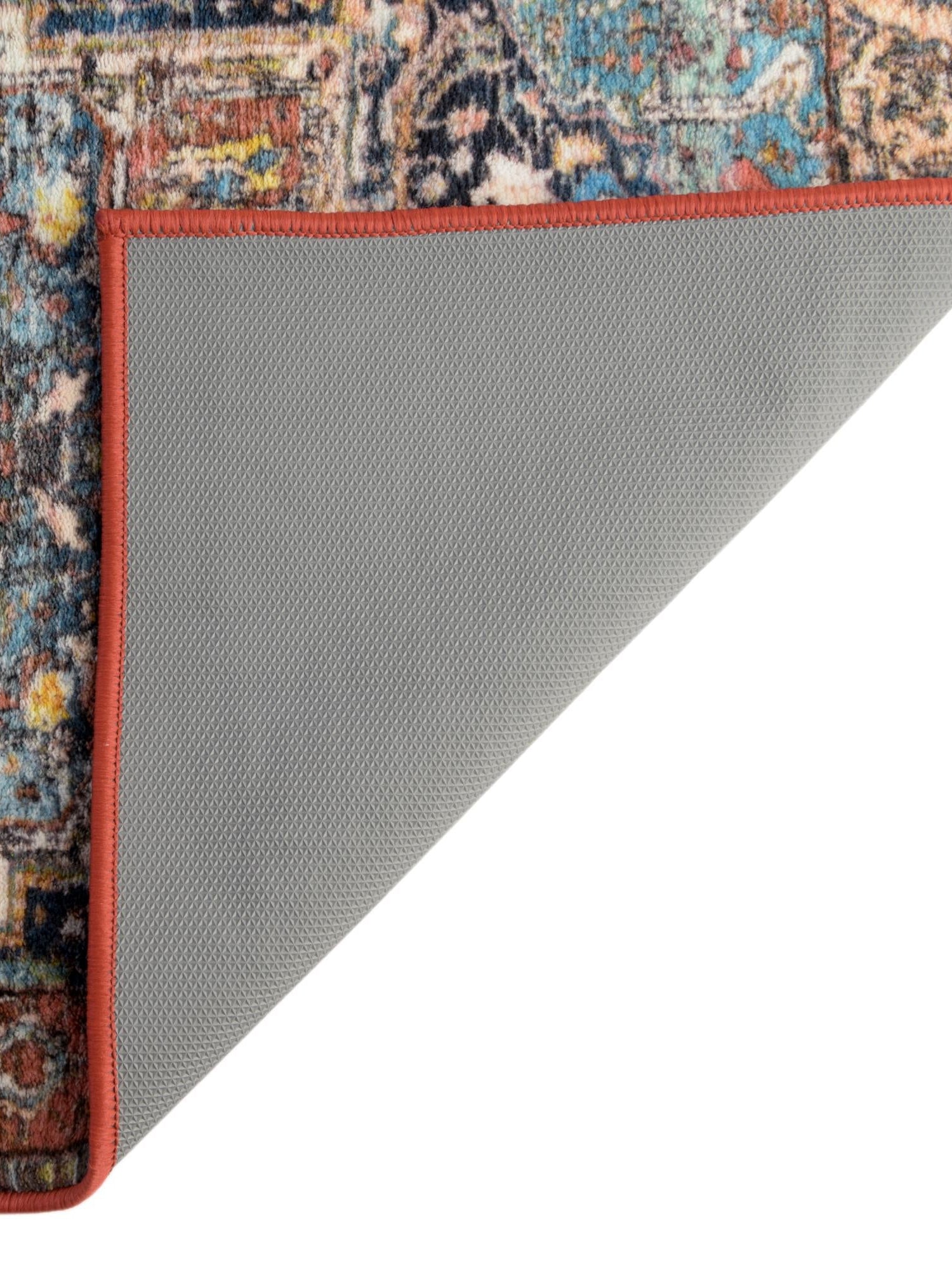 Washable Multicolor 2' 2 x 7' 10 Medina Runner Area Rug Easy to Clean Stain Resistant & Durable Polyester Classic Carpet for Home Decor & Design for Sale at Rug Engine