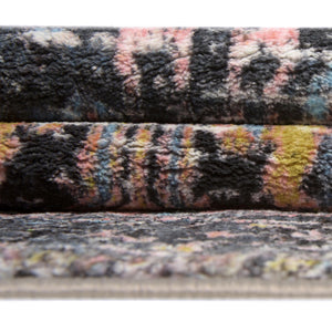 Powder Blue 3' x 13' Medina Washable Runner Rug