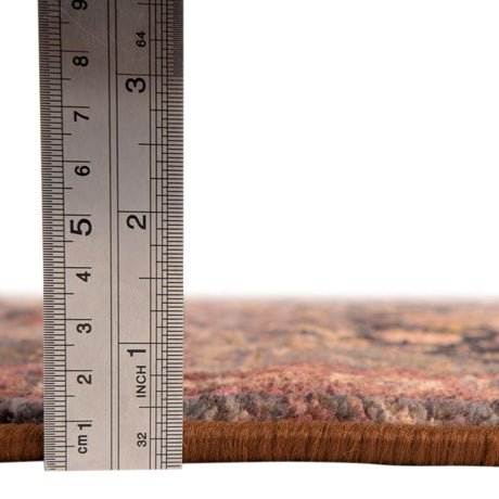 Washable Muted Rust 4' 4 x 6' Medina Rectangle Area Rug Easy to Clean Stain Resistant & Durable Polyester Classic Carpet for Home Decor & Design for Sale at Rug Engine