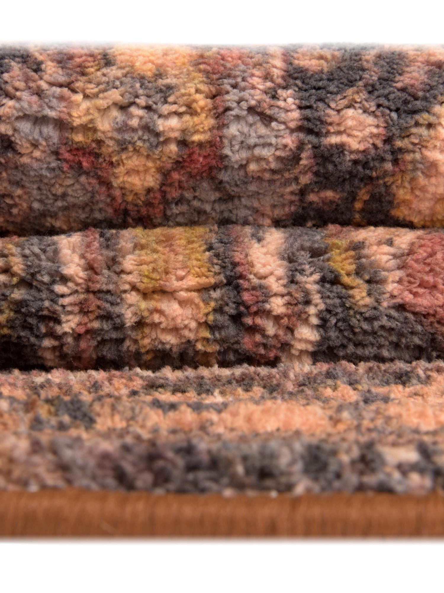 Washable Muted Rust 4' 4 x 6' Medina Rectangle Area Rug Easy to Clean Stain Resistant & Durable Polyester Classic Carpet for Home Decor & Design for Sale at Rug Engine