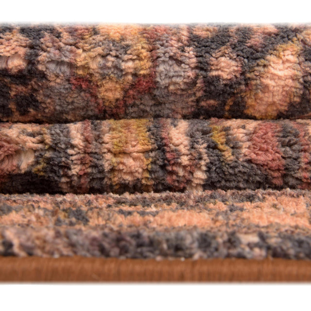 Muted Rust 4' 4 x 6' Medina Washable Rectangle Rug