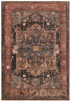 Muted Rust 2' 2 x 3' Medina Washable Rectangle Rug