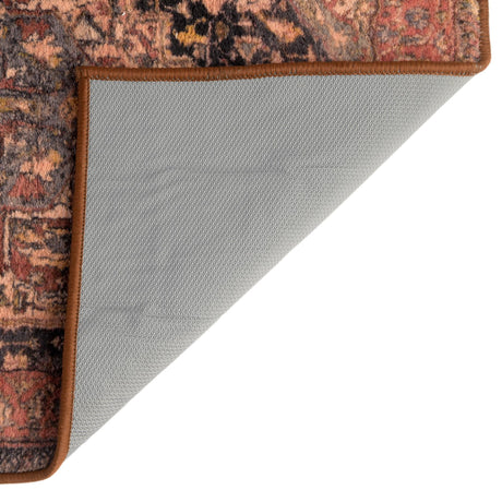 Washable Muted Rust 2' 2 x 10' Medina Runner Area Rug Easy to Clean Stain Resistant & Durable Polyester Classic Carpet for Home Decor & Design for Sale at Rug Engine