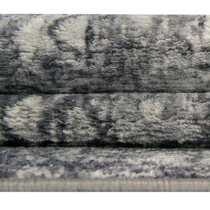 Steel Gray 8' x 10' 4 Medina Washable Rectangle Rug