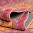 Berry Pink 8' x 8' Medina Washable Square Rug