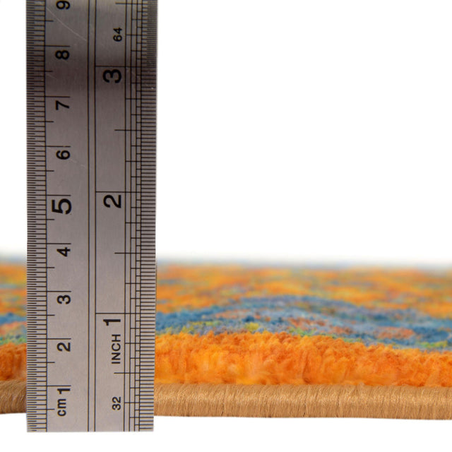 Sunshine Yellow 3' 3 x 5' 3 Medina Washable Rectangle Rug