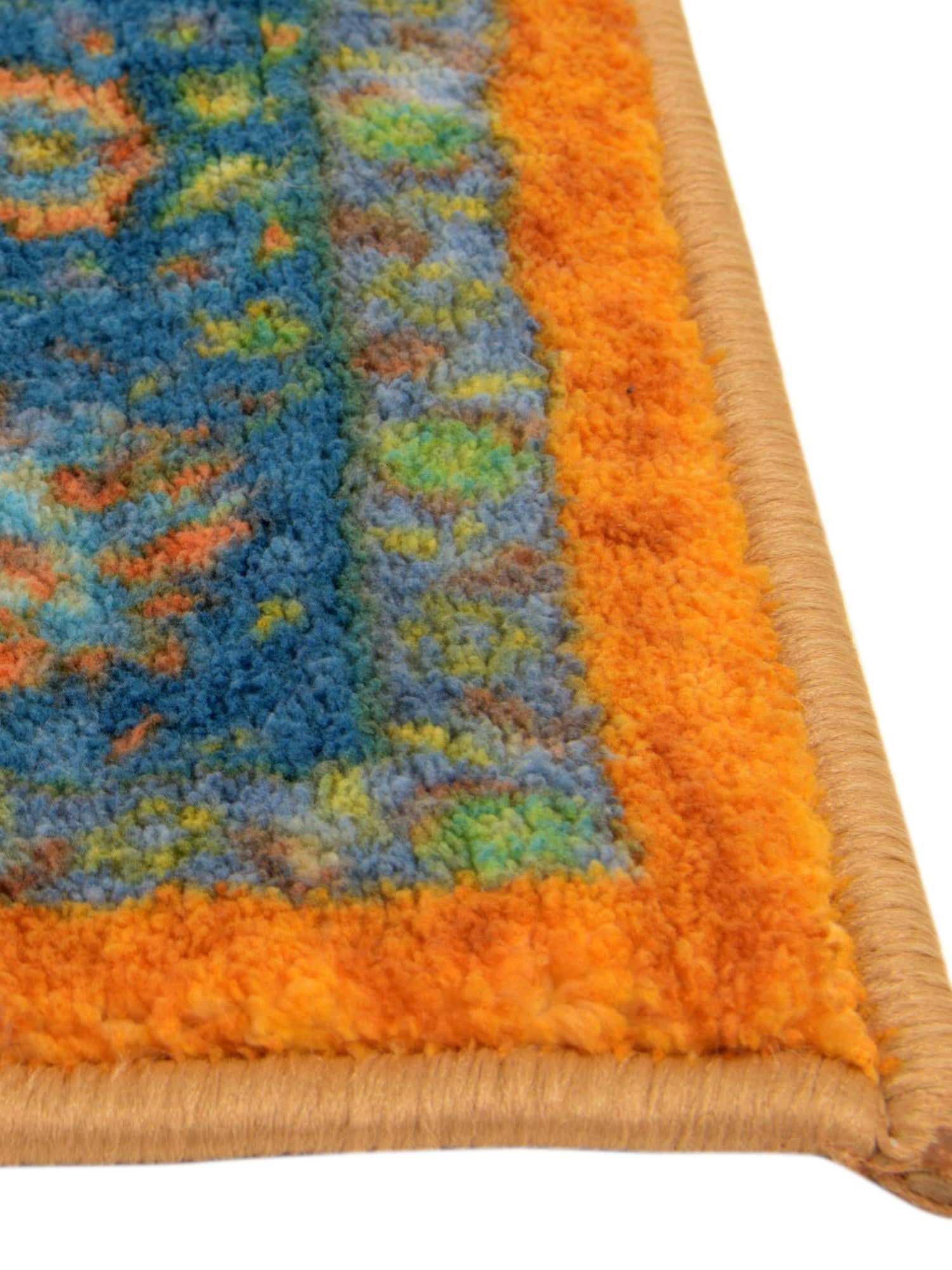Washable Sunshine Yellow 5' 3 x 7' 9 Medina Rectangle Area Rug Easy to Clean Stain Resistant & Durable Polyester Classic Carpet for Home Decor & Design for Sale at Rug Engine