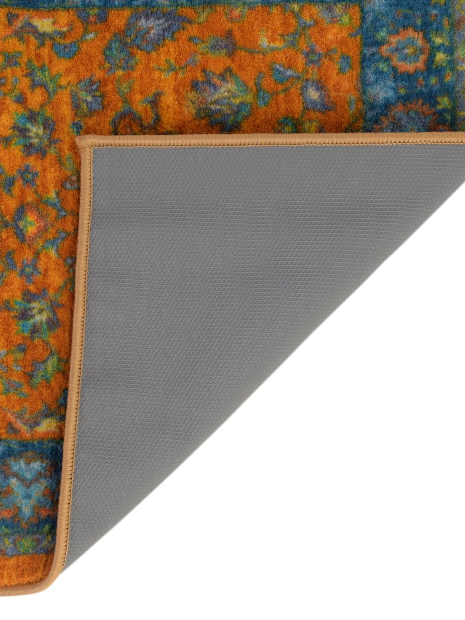 Washable Sunshine Yellow 4' 4 x 6' Medina Rectangle Area Rug Easy to Clean Stain Resistant & Durable Polyester Classic Carpet for Home Decor & Design for Sale at Rug Engine