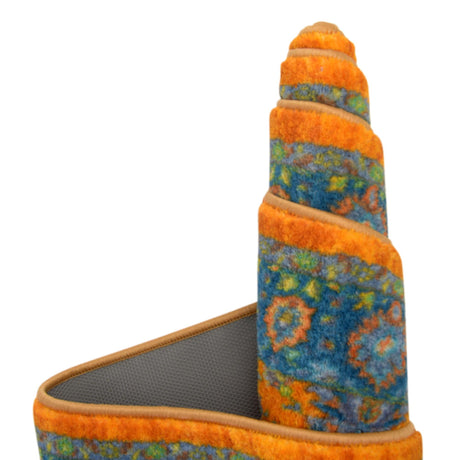 Washable Sunshine Yellow 5' 3 x 5' 3 Medina Square Area Rug Easy to Clean Stain Resistant & Durable Polyester Classic Carpet for Home Decor & Design for Sale at Rug Engine