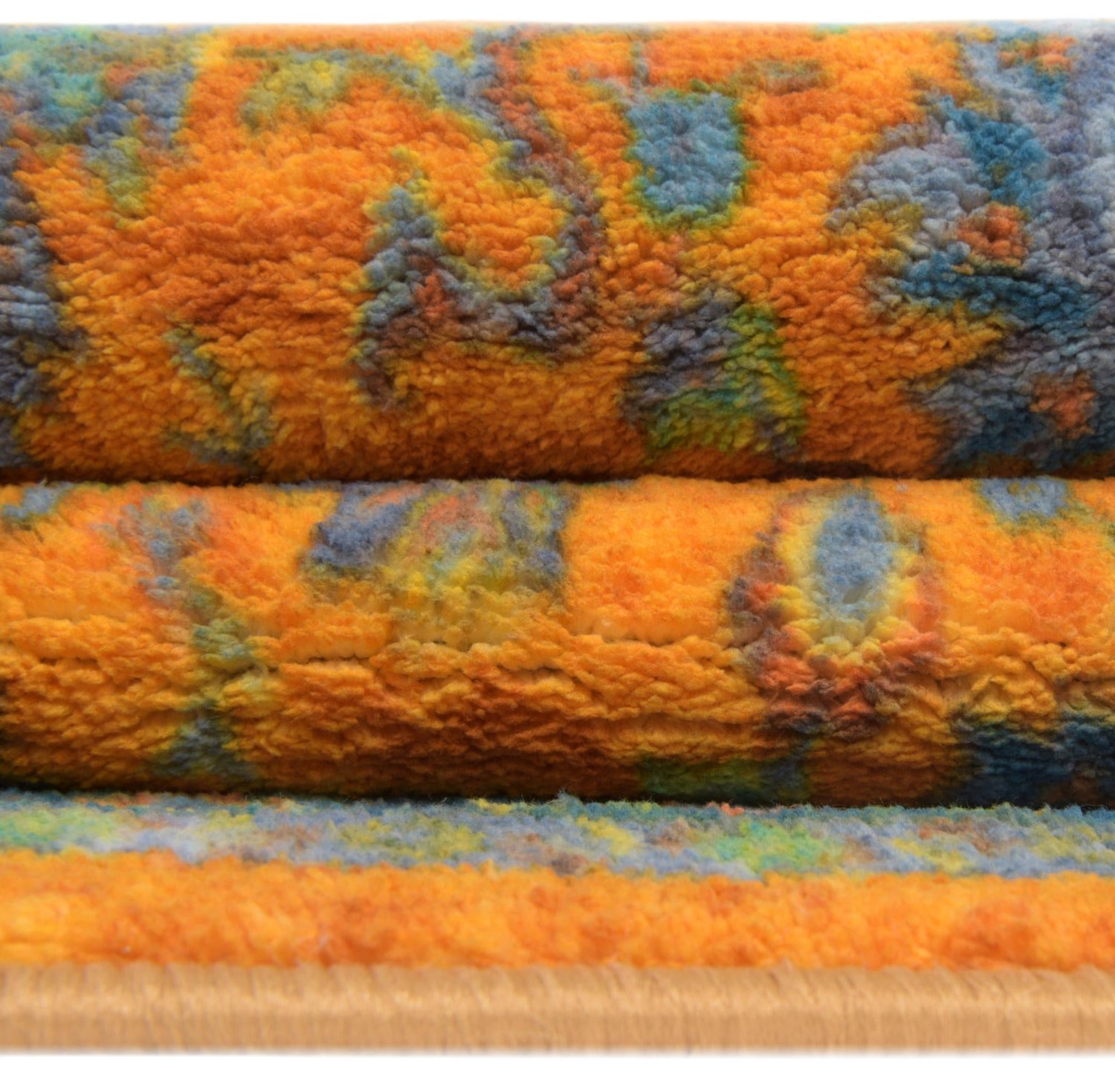 Washable Sunshine Yellow 5' 3 x 5' 3 Medina Square Area Rug Easy to Clean Stain Resistant & Durable Polyester Classic Carpet for Home Decor & Design for Sale at Rug Engine