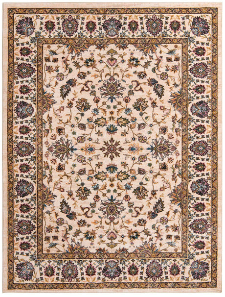 Ivory 8' x 10' 4 Medina Washable Rectangle Rug
