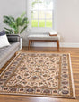 Ivory 7' x 9' Medina Washable Rectangle Rug