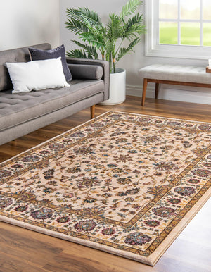 Ivory 2' 2 x 3' Medina Washable Rectangle Rug