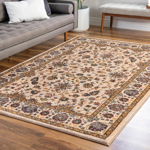 Ivory 2' 2 x 3' Medina Washable Rectangle Rug