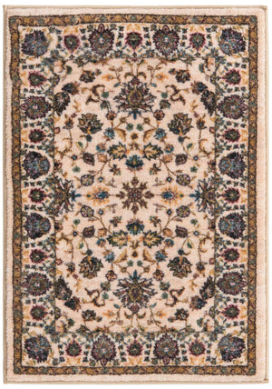 Ivory 2' 2 x 3' Medina Washable Rectangle Rug