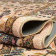 Washable Ivory 3' 3 x 3' 3 Medina Square Area Rug Easy to Clean Stain Resistant & Durable