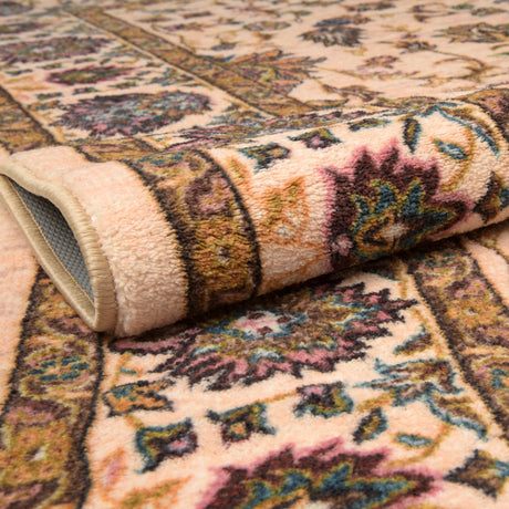 Washable Ivory 2' 2 x 7' 10 Medina Runner Area Rug Easy to Clean Stain Resistant & Durable Polyester Classic Carpet for Home Decor & Design for Sale at Rug Engine