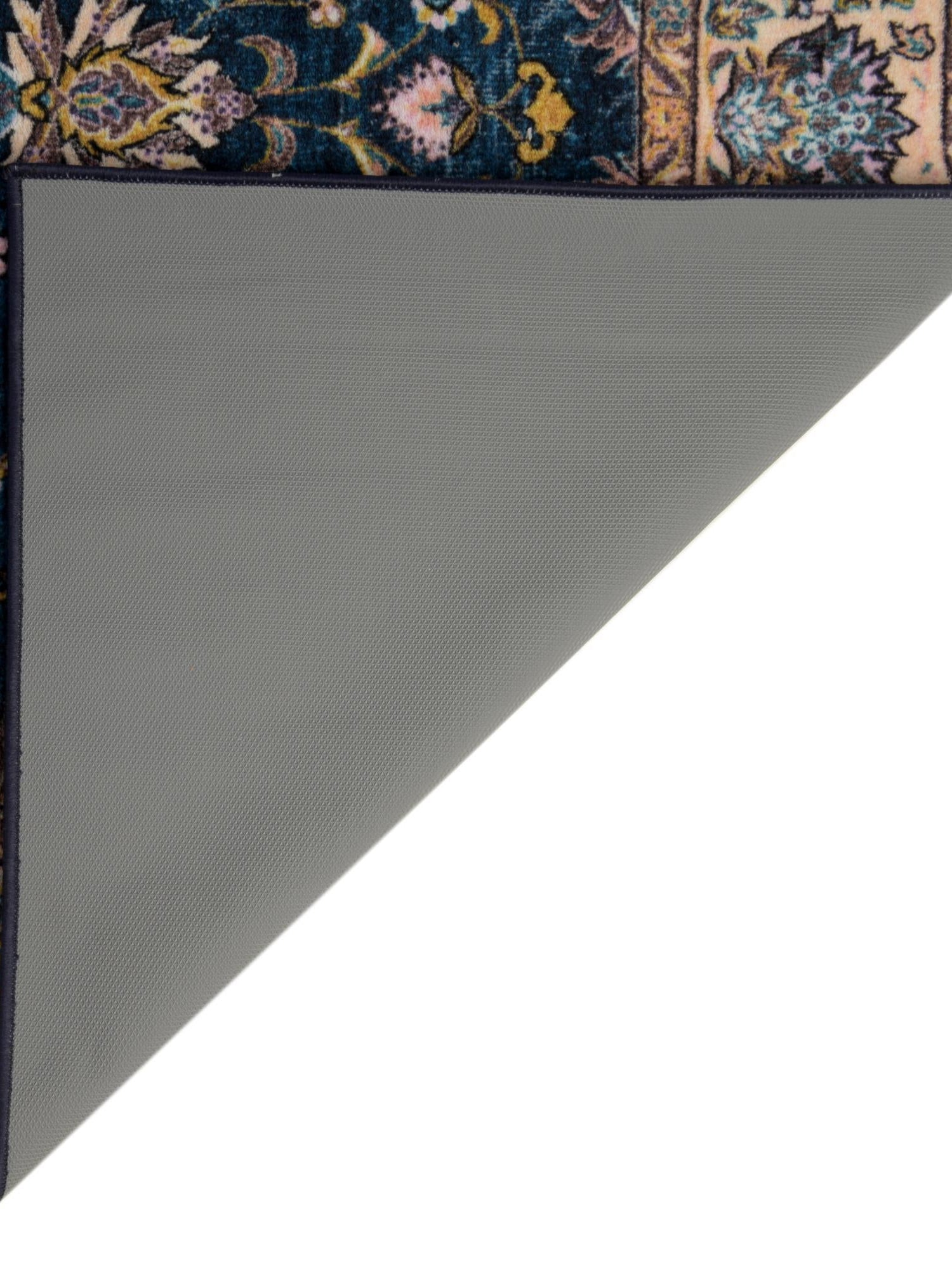 Washable Egyptian Blue 4' 4 x 6' Medina Rectangle Area Rug Easy to Clean Stain Resistant & Durable Polyester Classic Carpet for Home Decor & Design for Sale at Rug Engine