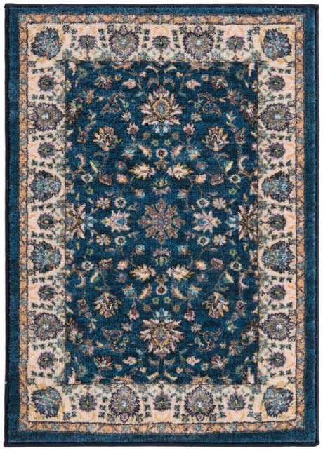 Egyptian Blue 2' 2 x 3' Medina Washable Rectangle Rug