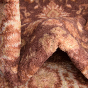 Coffee Brown 2' 2 x 6' Medina Washable Runner Rug