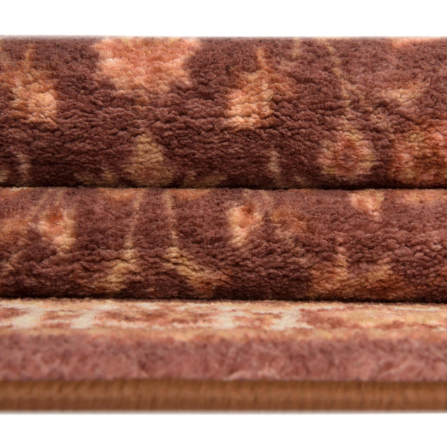 Coffee Brown 2' 2 x 6' Medina Washable Runner Rug