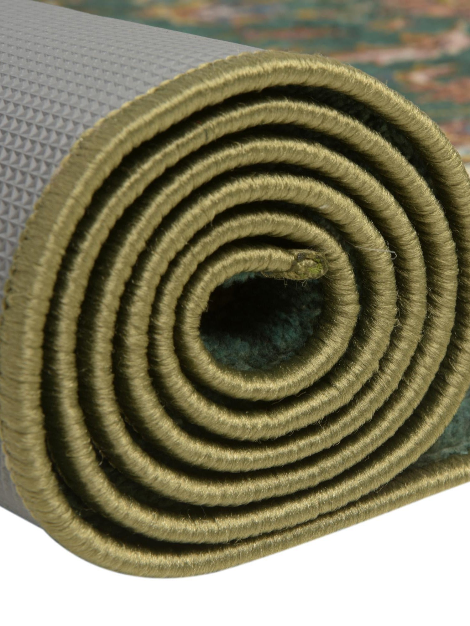 Washable Emerald Green 3' 3 x 5' 3 Medina Rectangle Area Rug Easy to Clean Stain Resistant & Durable Polyester Classic Carpet for Home Decor & Design for Sale at Rug Engine