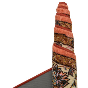 Salmon 2' 2 x 3' Medina Washable Rectangle Rug