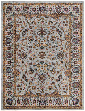 Cloud Gray 8' x 10' 4 Medina Washable Rectangle Rug