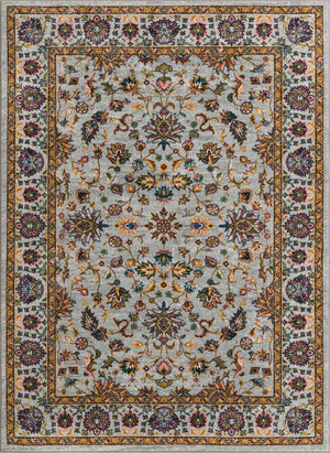 Cloud Gray 7' x 9' Medina Washable Rectangle Rug